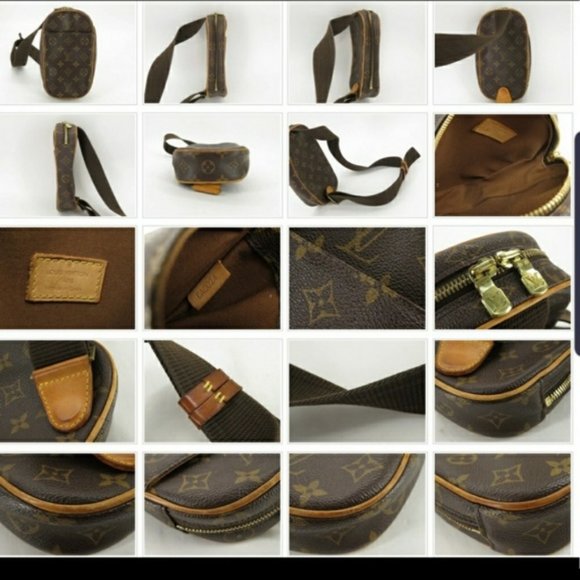 100% Auth Louis Vuitton Pochette Gange Bum Bag - Picture 6 of 8